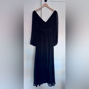 Lulu's Black Long Sleeve Dress